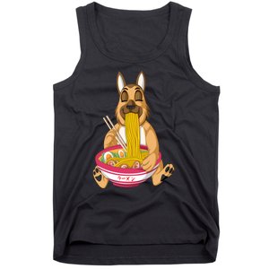 German Shepherd Ramen Tank Top