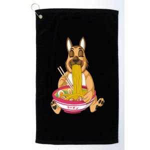 German Shepherd Ramen Platinum Collection Golf Towel