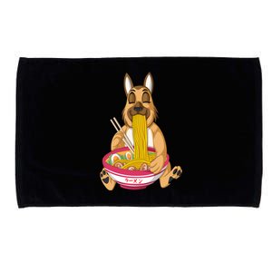 German Shepherd Ramen Microfiber Hand Towel