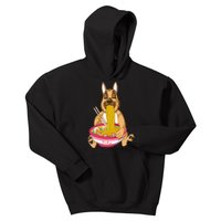 German Shepherd Ramen Kids Hoodie