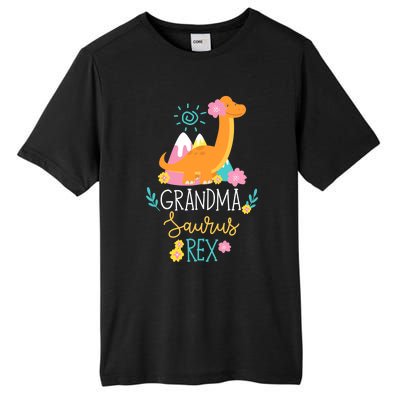 Grandma Saurus Rex Funny Dinosaur Wo Tall Fusion ChromaSoft Performance T-Shirt