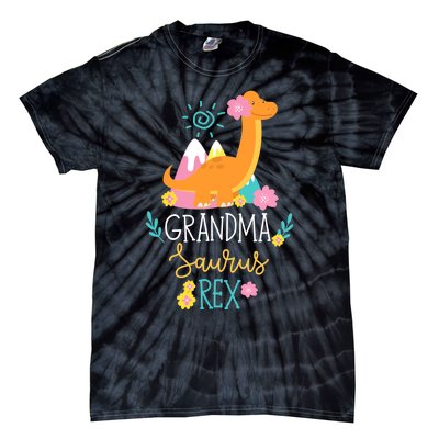 Grandma Saurus Rex Funny Dinosaur Wo Tie-Dye T-Shirt