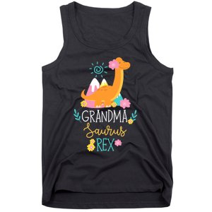 Grandma Saurus Rex Funny Dinosaur Wo Tank Top