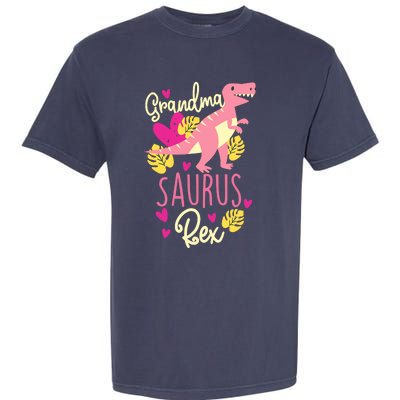 Grandma Saurus Rex Dinosaur Garment-Dyed Heavyweight T-Shirt