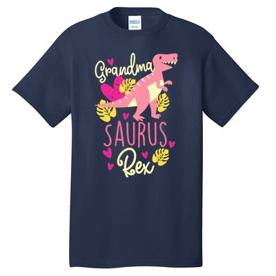 Grandma Saurus Rex Dinosaur Tall T-Shirt