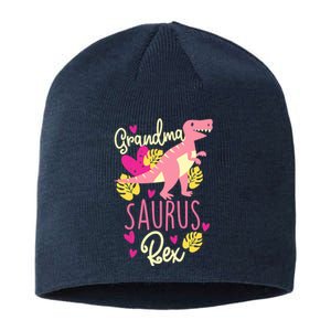 Grandma Saurus Rex Dinosaur Sustainable Beanie