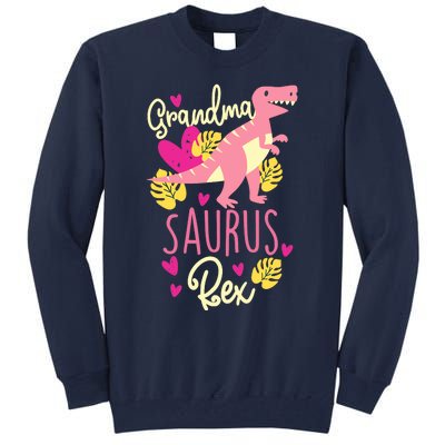 Grandma Saurus Rex Dinosaur Tall Sweatshirt