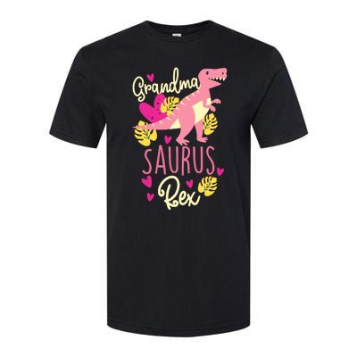 Grandma Saurus Rex Dinosaur Softstyle CVC T-Shirt