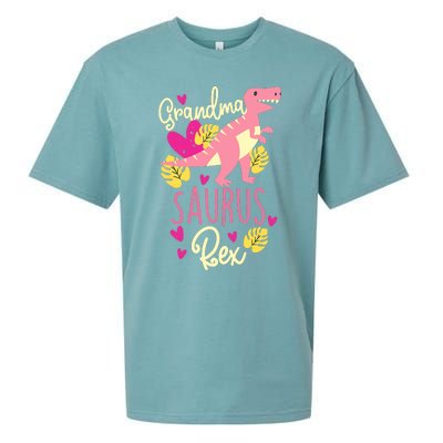 Grandma Saurus Rex Dinosaur Sueded Cloud Jersey T-Shirt