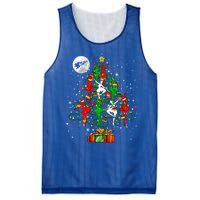 Group Santa Reindeer Elf Ballets Dancing As Christmas Tree Gift Mesh Reversible Basketball Jersey Tank