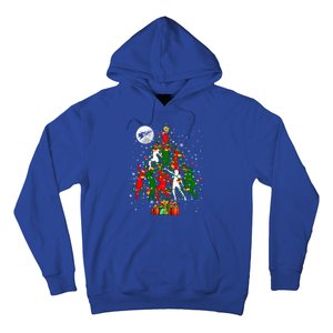 Group Santa Reindeer Elf Dancers Dancing As Christmas Tree Cool Gift Hoodie