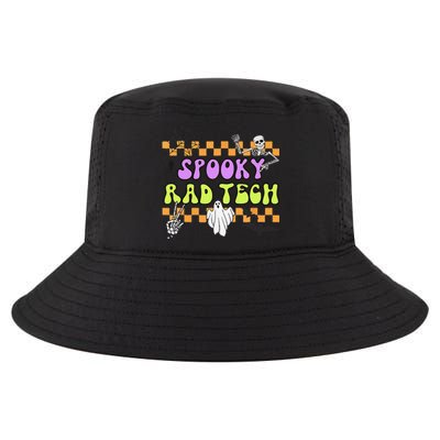 Groovy Spooky Rad Tech Retro Radiologist Halloween XRay Tech Gift Cool Comfort Performance Bucket Hat