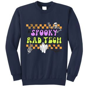 Groovy Spooky Rad Tech Retro Radiologist Halloween XRay Tech Gift Sweatshirt