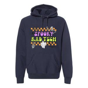 Groovy Spooky Rad Tech Retro Radiologist Halloween XRay Tech Gift Premium Hoodie