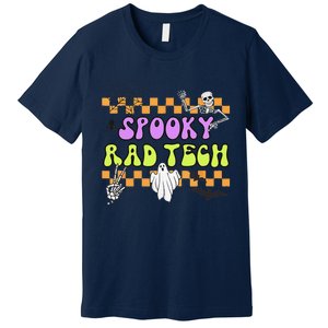 Groovy Spooky Rad Tech Retro Radiologist Halloween XRay Tech Gift Premium T-Shirt