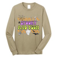 Groovy Spooky Rad Tech Retro Radiologist Halloween XRay Tech Gift Long Sleeve Shirt