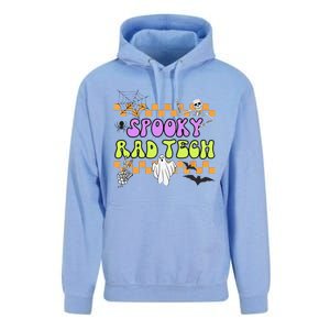 Groovy Spooky Rad Tech Retro Radiologist Halloween XRay Tech Gift Unisex Surf Hoodie