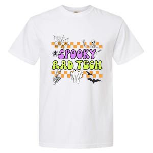 Groovy Spooky Rad Tech Retro Radiologist Halloween XRay Tech Gift Garment-Dyed Heavyweight T-Shirt