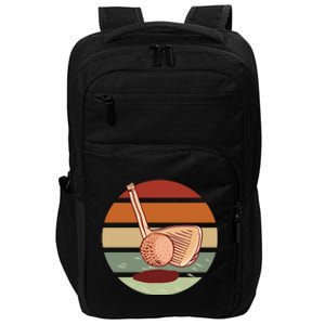 Golf Sunset Retro Impact Tech Backpack