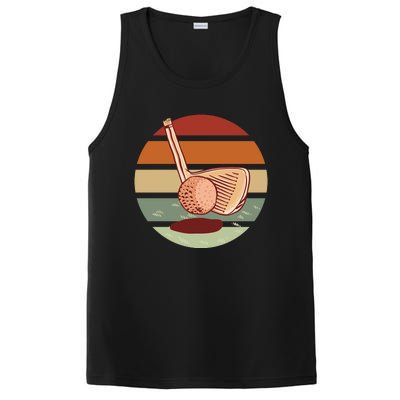 Golf Sunset Retro PosiCharge Competitor Tank