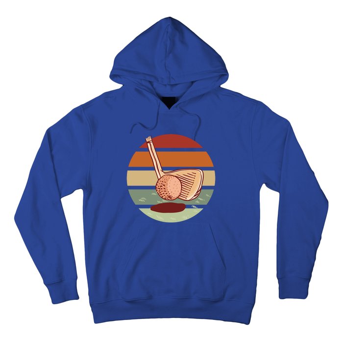 Golf Sunset Retro Hoodie