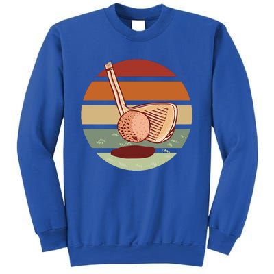 Golf Sunset Retro Sweatshirt