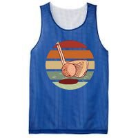 Golf Sunset Retro Mesh Reversible Basketball Jersey Tank