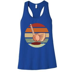 Golf Sunset Retro Women's Racerback Tank