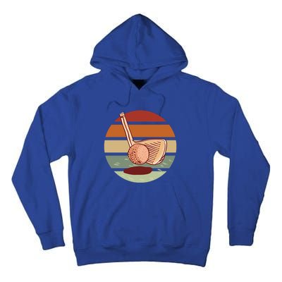 Golf Sunset Retro Tall Hoodie