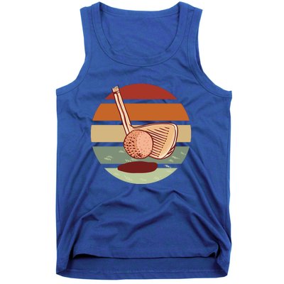 Golf Sunset Retro Tank Top