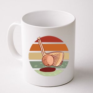 Golf Sunset Retro Coffee Mug