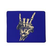 Gamer Skeleton Rock Concert Hand Funny Gift Mousepad