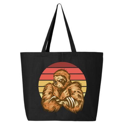 Grumpy Sloth Retro Sunset 25L Jumbo Tote