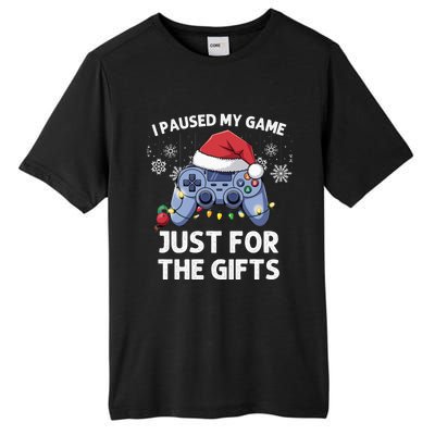 Gamer Santa Red Hat Christmas Gaming Xmas Video Games B.O.Y.S Christmas Pj Tall Fusion ChromaSoft Performance T-Shirt