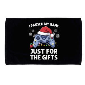 Gamer Santa Red Hat Christmas Gaming Xmas Video Games B.O.Y.S Christmas Pj Microfiber Hand Towel