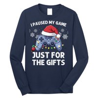 Gamer Santa Red Hat Christmas Gaming Xmas Video Games B.O.Y.S Christmas Pj Long Sleeve Shirt