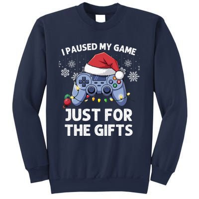 Gamer Santa Red Hat Christmas Gaming Xmas Video Games B.O.Y.S Christmas Pj Sweatshirt