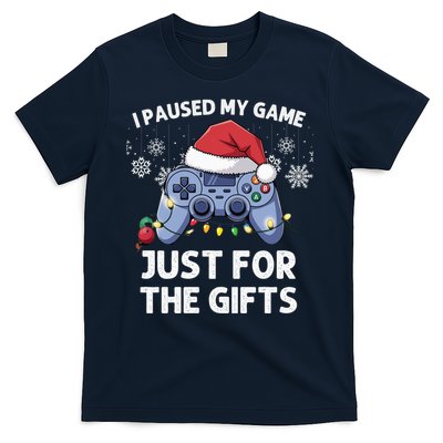 Gamer Santa Red Hat Christmas Gaming Xmas Video Games B.O.Y.S Christmas Pj T-Shirt