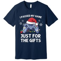 Gamer Santa Red Hat Christmas Gaming Xmas Video Games B.O.Y.S Christmas Pj Premium T-Shirt