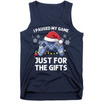 Gamer Santa Red Hat Christmas Gaming Xmas Video Games B.O.Y.S Christmas Pj Tank Top