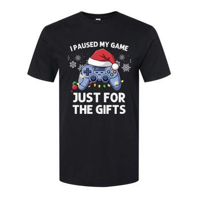 Gamer Santa Red Hat Christmas Gaming Xmas Video Games B.O.Y.S Christmas Pj Softstyle CVC T-Shirt