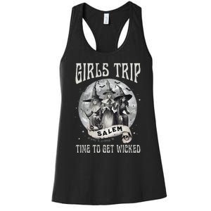 GirlsTrip Salem Retro Salem 1692 They Missed One Witch Women's Racerback Tank