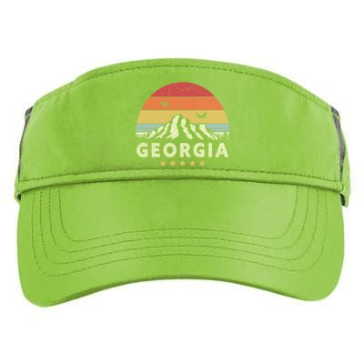 Georgia Shirt. Retro Style GA, USA Adult Drive Performance Visor