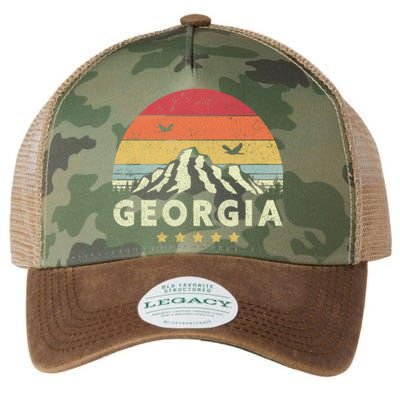 Georgia Shirt. Retro Style GA, USA Legacy Tie Dye Trucker Hat