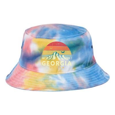 Georgia Shirt. Retro Style GA, USA Tie Dye Newport Bucket Hat