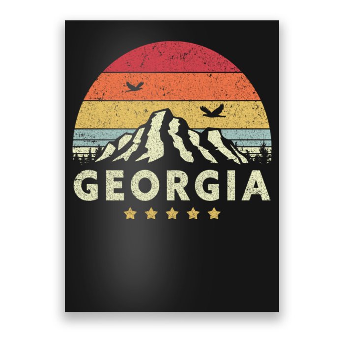 Georgia Shirt. Retro Style GA, USA Poster