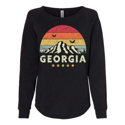 Georgia Shirt. Retro Style GA, USA Womens California Wash Sweatshirt