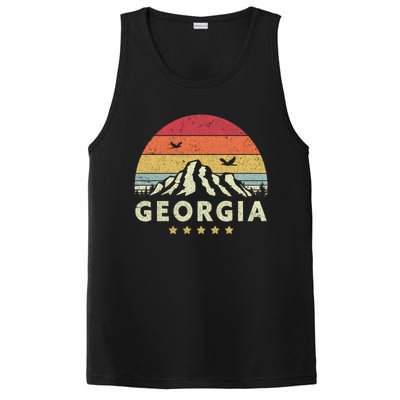 Georgia Shirt. Retro Style GA, USA PosiCharge Competitor Tank