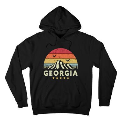 Georgia Shirt. Retro Style GA, USA Tall Hoodie