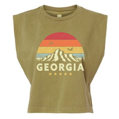 Georgia Shirt. Retro Style GA, USA Garment-Dyed Women's Muscle Tee